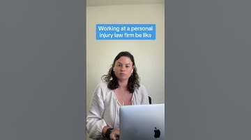 Working at a Personal Injury Law Firm Be Like… 😂 #LawFirmLife