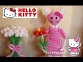 Хелло Китти из воздушных шаров Букет ромашек Hello Kitty Daisy of balloons