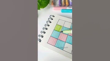 Easy zentangle pattern tutorial #art #zentangle #shorts #doodle #3d #trending#satisfying