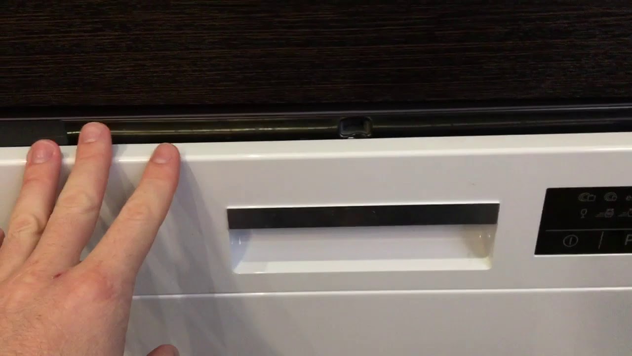 Установка и использование посудомойки beko 36610 w - YouTube
