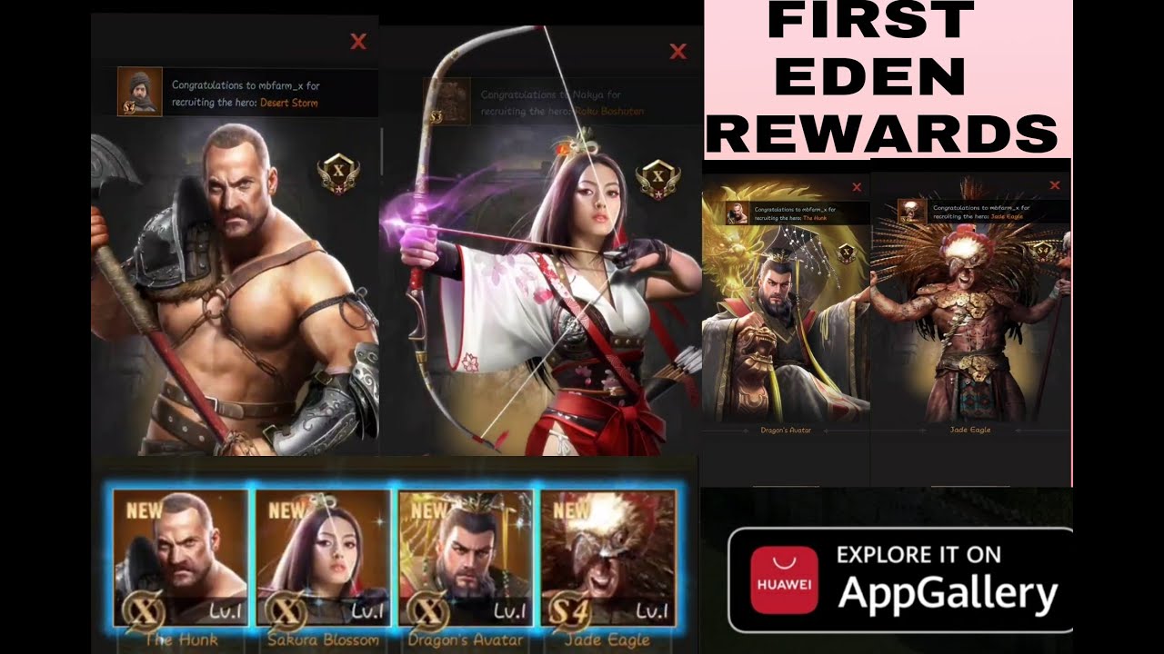 Eden Seosons 1 Rewards Opening 