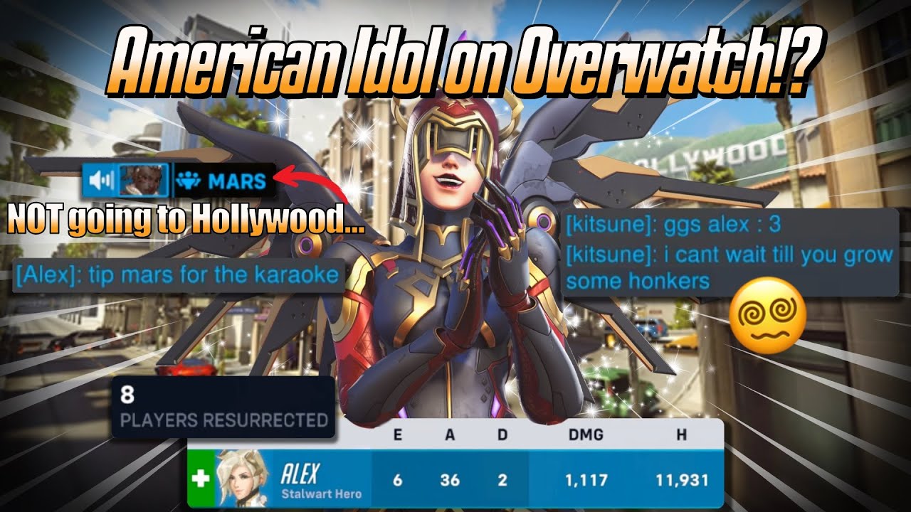 American Idol on Overwatch!? 😵 - Mercy Gameplay & Commentary - Overwatch 2 (Season 20)