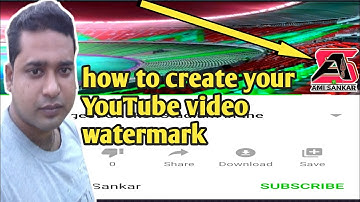 How to create YouTube videos branding watermark || Bangla tutorial ||