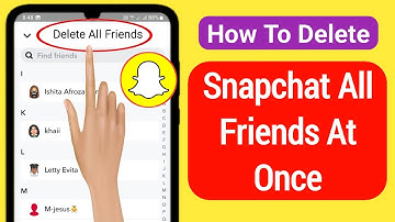 How to Delete all Friends on Snapchat at once -2024 | Remove Snapchat Friends