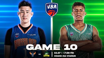🛑 Trực tiếp VBA 2022 | 3.7.2022 | Game 10 | Hanoi Buffaloes vs Cantho Catfish