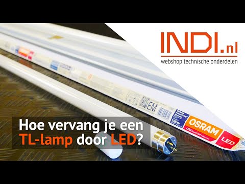 Video: Hoe vervang ik TL-buizen door LED?