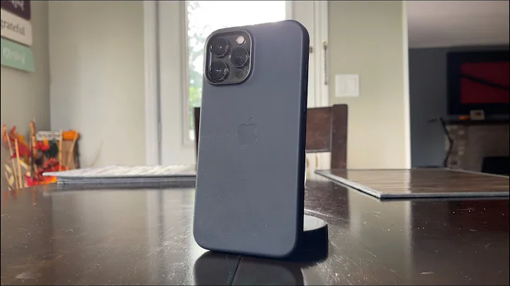 iPhone 13 & iPhone 13 Pro Apple Leather Case UNBOXING and REVIEW (Midnight)