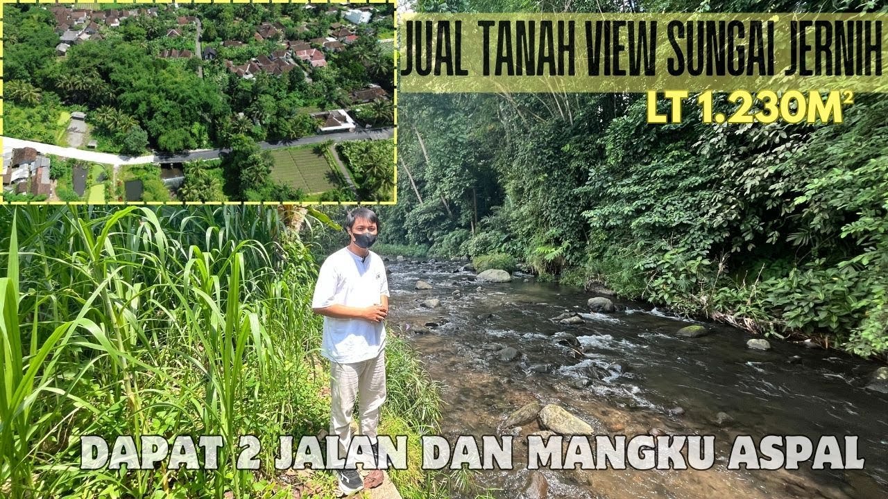 Dijual Tanah SHM Pekarangan 1.230m² | 2 Akses Jalan | Pinggir Sungai Di Donokerto Turi | SB EPS551