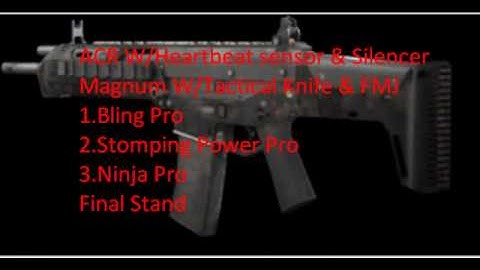 Call Of Duty Modern Warfare 2 Classes