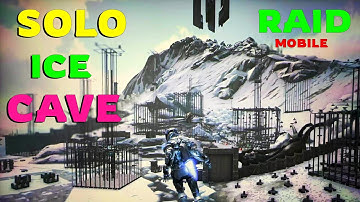 ARK Ultimate Mobile :  Raiding Strong Ice Cave Solo Chinese