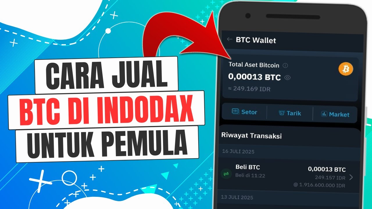 How to Sell Bitcoin on Indodax for Beginners - YouTube