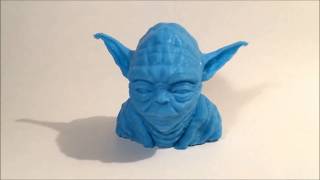 RepRap Kossel Mini - 3D Printing Yoda