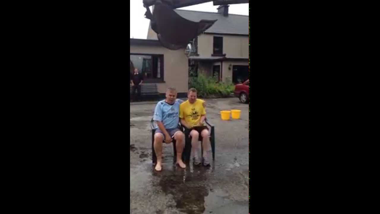 Ice bucket challenge in Egans bar.