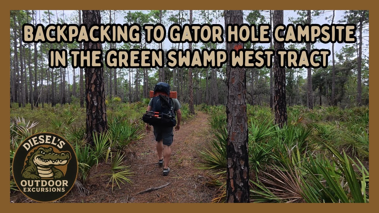 Backpack Primitive Camping in the Green Swamp/ Gator Hole Campsite off of the Florida Trail