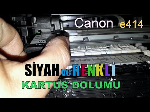 Video: Canon Kartuşu Necə Yenidən Qurulur