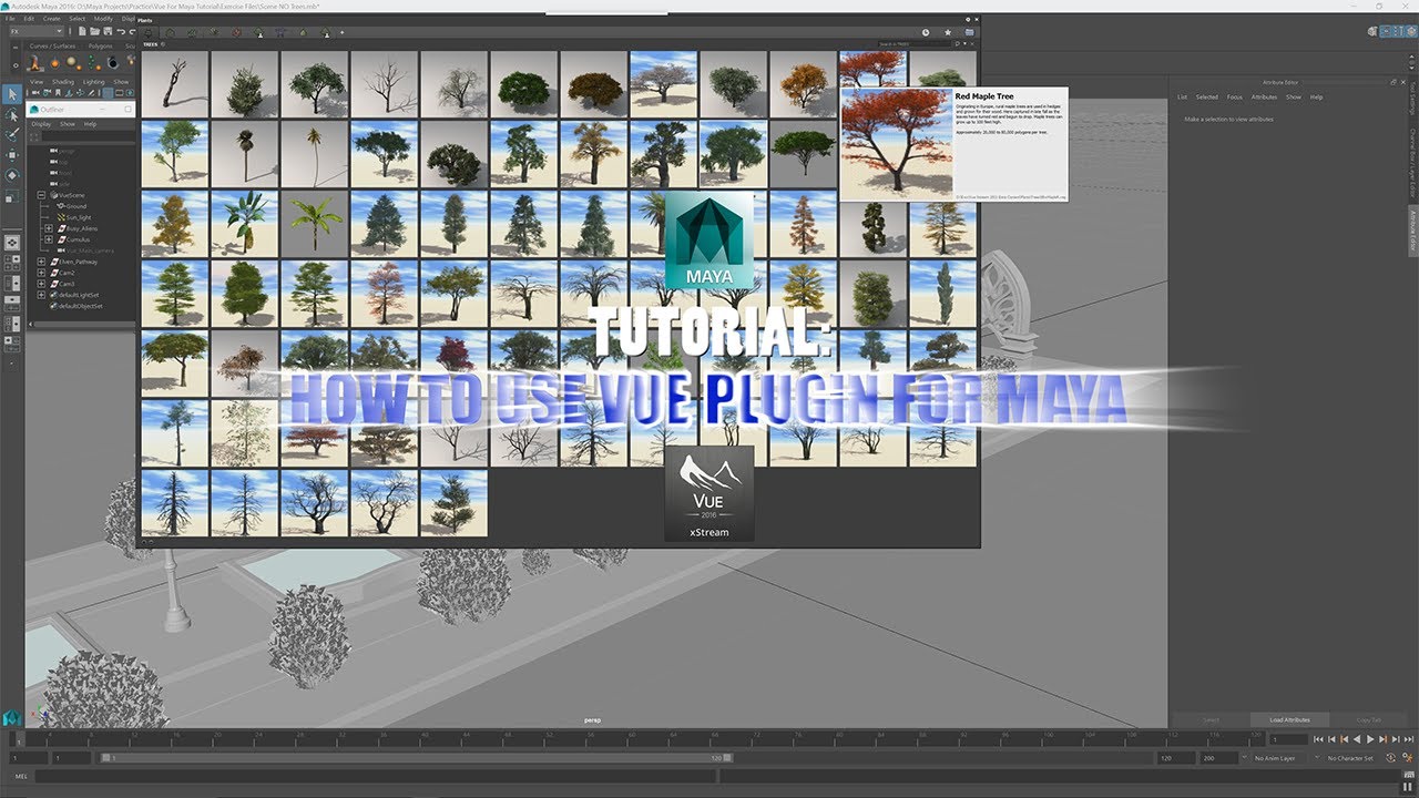 Getting Started with Vue Plugin for Maya Tutorial - The Basics - YouTube