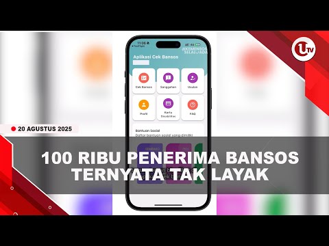 100 RIBU PENERIMA BANSOS ANOMALI, ADA PEGAWAI BUMN DAN MANAJER | U-NEWS