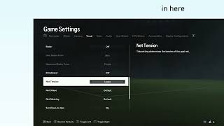 How to Change ID Indicator and Net Tension in EA SPORTS FC 24
