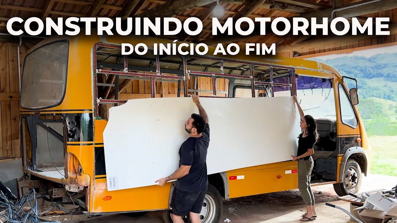 CASAL CONSTRÓI MOTORHOME EM 2 HORAS