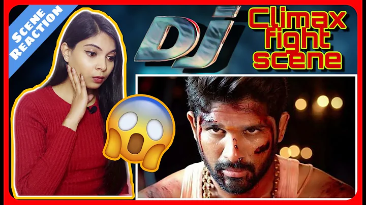 DJ Climax Fight Scene REACTION | Allu Arjun reaction | Allu Arjun fight scene reaction | PRAGATI PAL