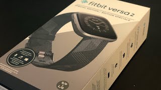 Fitbit Versa 2 Special Edition Unboxing & Setup - How to set up a Fitbit Versa devices