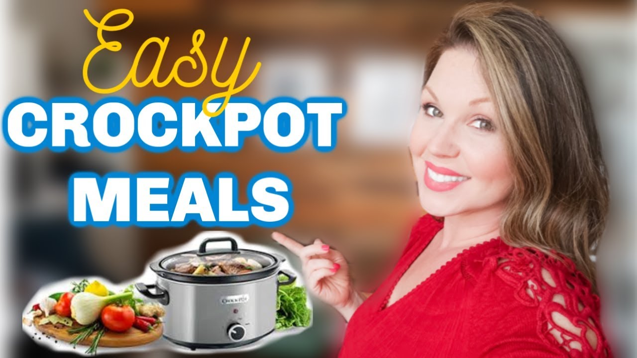 EASY AFFORDABLE CROCK-POT MEALS | COOK WITH ME | STAY AT HOME MOM WHAT'S FOR DINNER