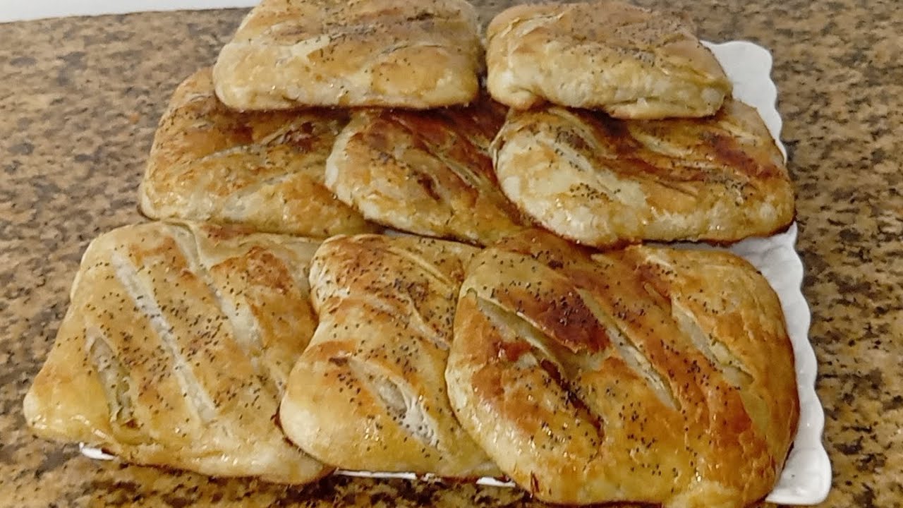 بسيمنات معمرين فالفرن بحشوة رائعة كيجيو مورقين ومقرمشين متشبعوش منهوم 😋