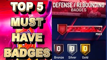TOP 5 MUST HAVE BADGES: DEFENSE EDITION! NBA 2K20 MOST OP BADGES!