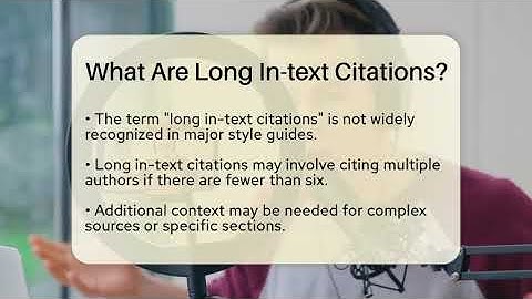 What Are Long In-text Citations? - The Language Library