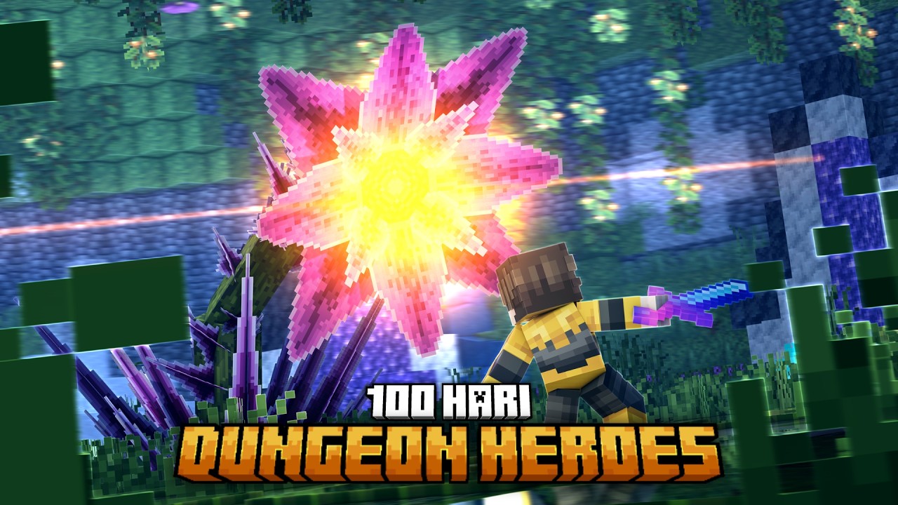 100 Hari Minecraft Dungeon Heroes