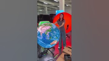 Mobile exhibition spherical led display#leddisplaymanufacturer #exhibition #advertising