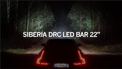 SIBERIA DRC LED BAR 22" - DRIVING LIGHT BEAM PATTERN - STRANDS LIGHTING DIVISION