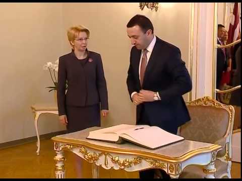 პრემიერ-მინისტრი ლატვიის რესპუბლიკის სეიმის თავმჯდომარეს შეხვდა