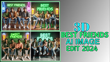 Viral Instagram Trending 4k Best Friend Ai Image Kaise Banaye || Technical Moon 87
