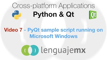 Cross-platform Applications with Python & Qt: 7 - PyQt sample script