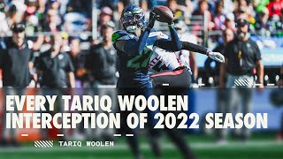 Every Tariq Woolen Interception of the 2022 Season! | Seattle Seahawks