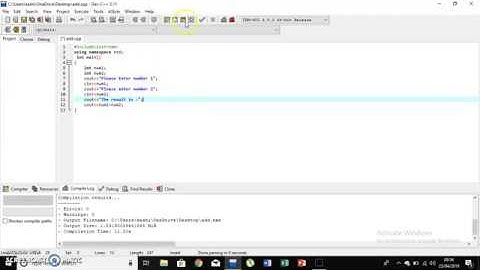 Dev c++ Complete tutorials - Tutorial 2(How to declare and add two variables in c++)
