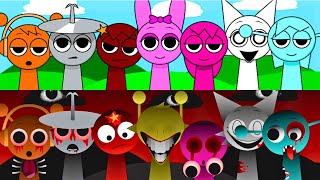 Sprunki Elemental Musicians Evolution 😱🔥 | Incredibox Horror Mods