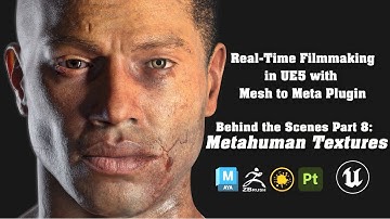 Unreal Engine 5 | Enzo Behind the Scenes | Part 8: Metahuman Textures by Tomas Sackmann