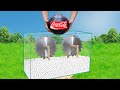 Experiment: Giant Coca Cola Balloon VS Mentos