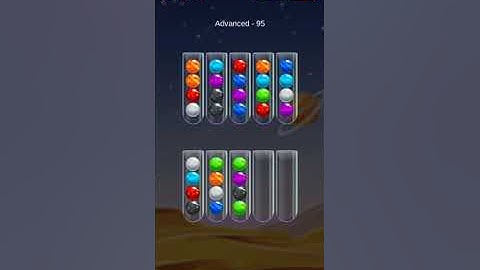 Golden Bubble sort Advanced level 95 Gameplay walkthrough solution