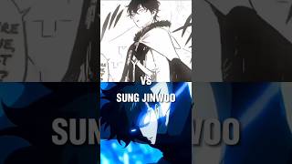 Jin-Woo vs Yuno ⚔️ Who Wins? Shadow Monarch vs Star Magic 🔥 #shorts