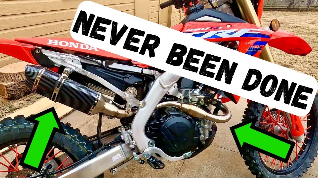 $300 Full Exhaust / Honda CRF450RL / Install + Sound