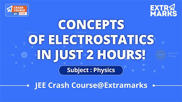 Understanding the Concepts of Electrostatics | Part I | JEE Crash Course | Extramarks JEE