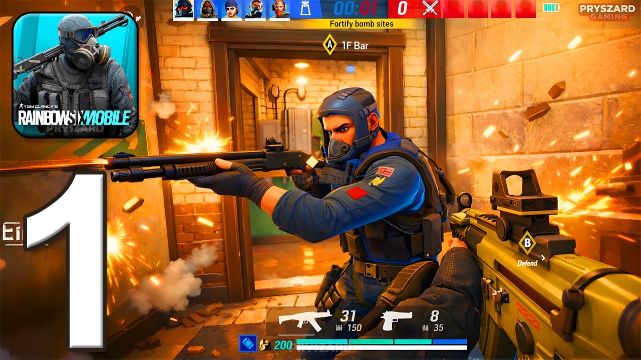 Rainbow Six Mobile - Gameplay Walkthrough Part 1 - Tutorial (iOS, Android)