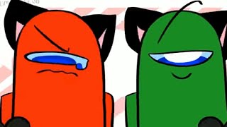 Sad Cat Meme (Red X Green) | Among Us Animation