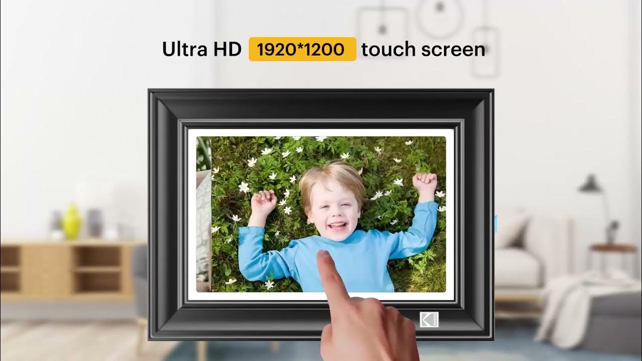 Kodak 10 inch full hd touch screen digital picture frame model rwf