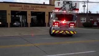 Hampton Fire Station-1 units responding from the station.