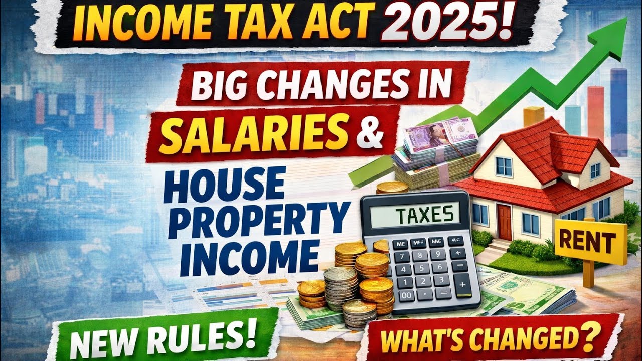 Income Tax Act 2025| Salary & House Property-Amendments!#incometaxact2025 #salarychapterchanges