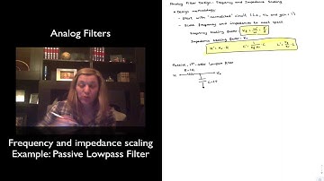 Frequency and Impedance Scaling: Example 1
